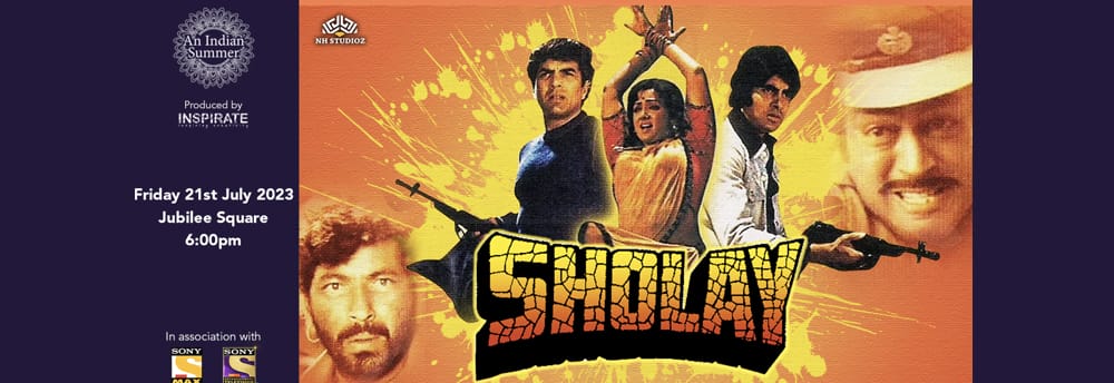 Sholay at Indian Summer's Outdoor Cinema, Leicester