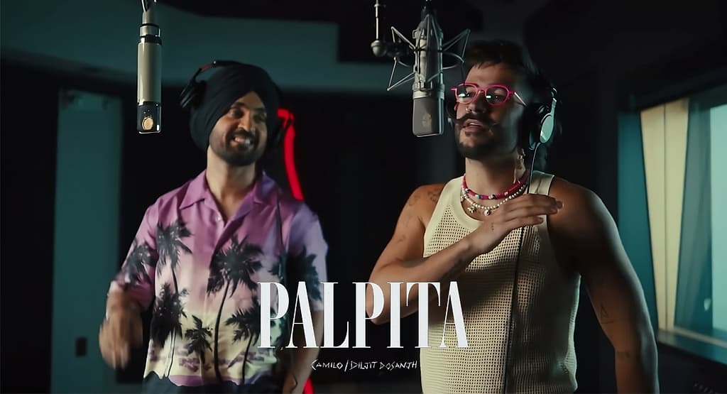 Camilo and Diljit Dosanjh's Collaboration in "Palpita" for Coke Studio's Season 2