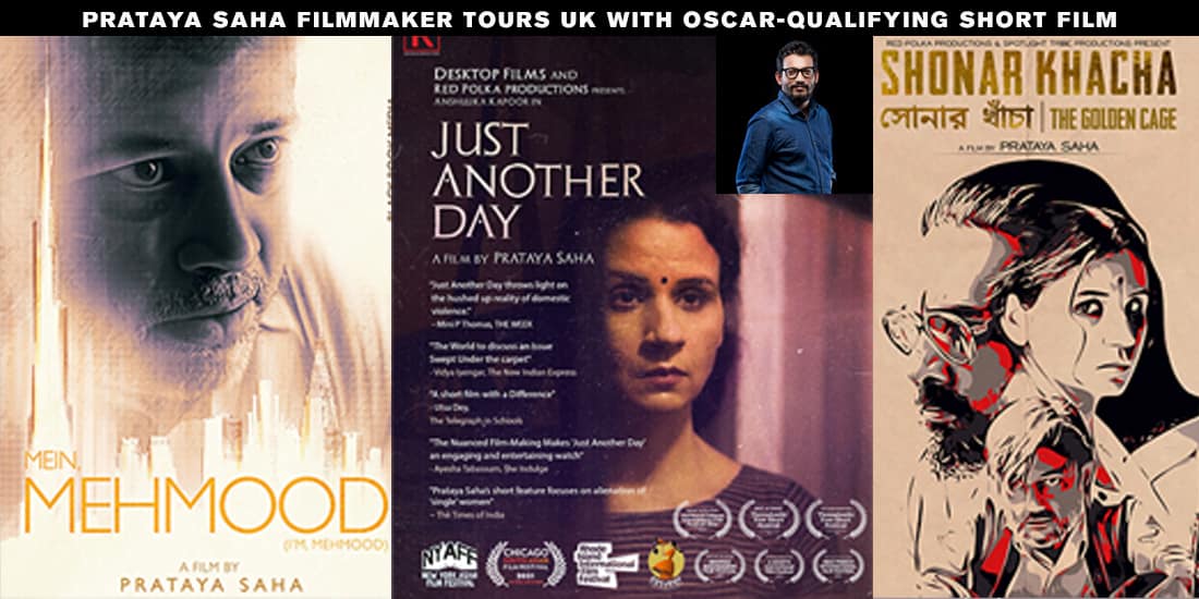 Experience Prataya Saha's Oscar-qualifying short film tour in the UK, including 'Shonar Khacha - The Golden Cage.' Join us as we explore his remarkable cinematic journey and impactful storytelling.