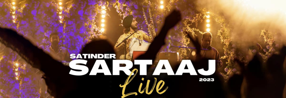 Satinder Sartaaj the Punjabi Sufi poet and singer has garnered a massive following worldwide and is doing UK Tour 2023