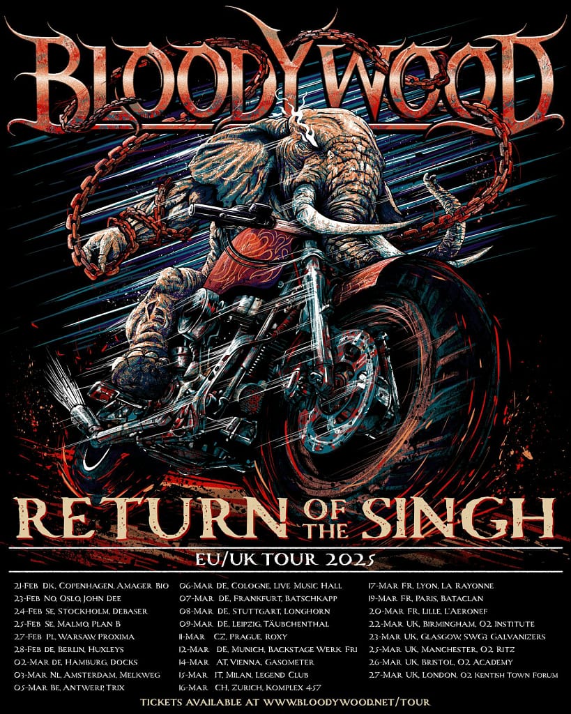 Bloodywood Drops New Single ‘Nu Delhi’ and Announces 2025 UK/European Tour