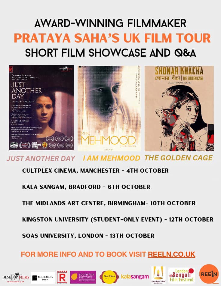 Award-Winning Filmmaker Prataya Saha's UK Tour Unveiled